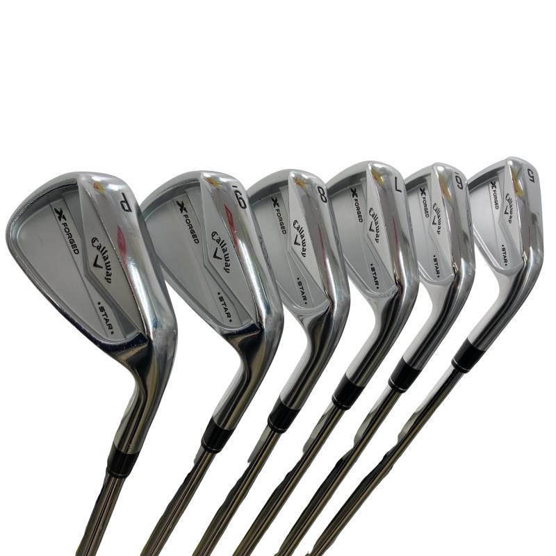【中古】 キャロウェイ X FORGED STAR(2024) 6S アイアンセット IR NS PRO 950GH neo (フレックスS) メンズ 男性用 右利き 右用 Cランク ゴルフクラブ