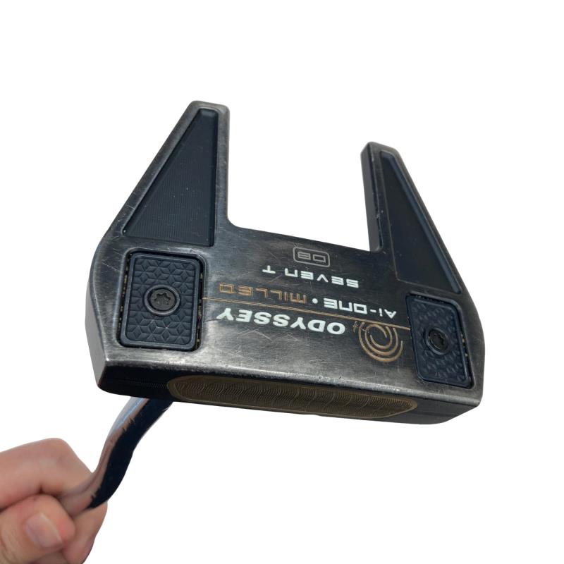 【中古】 オデッセイ Ai-ONE・MILLED SEVEN T DB 34in パター PT STROKE LAB 90 スチール写真 (フレックス余分の物) メンズ 成人男性用 右利き 右用 C価値づける ゴルフ野球クラブ