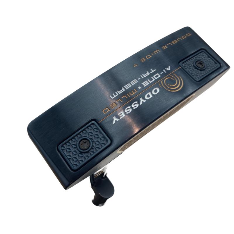 【中古】 オデッセイ Ai-ONE・MILLED TRI-BEAM DOUBLE WIDE T CH 34in パター PT STROKE LAB 90 スチール写真 (フレックス余分の物) メンズ 成人男性用 右利き 右用 C価値づける ゴルフ野球クラブ
