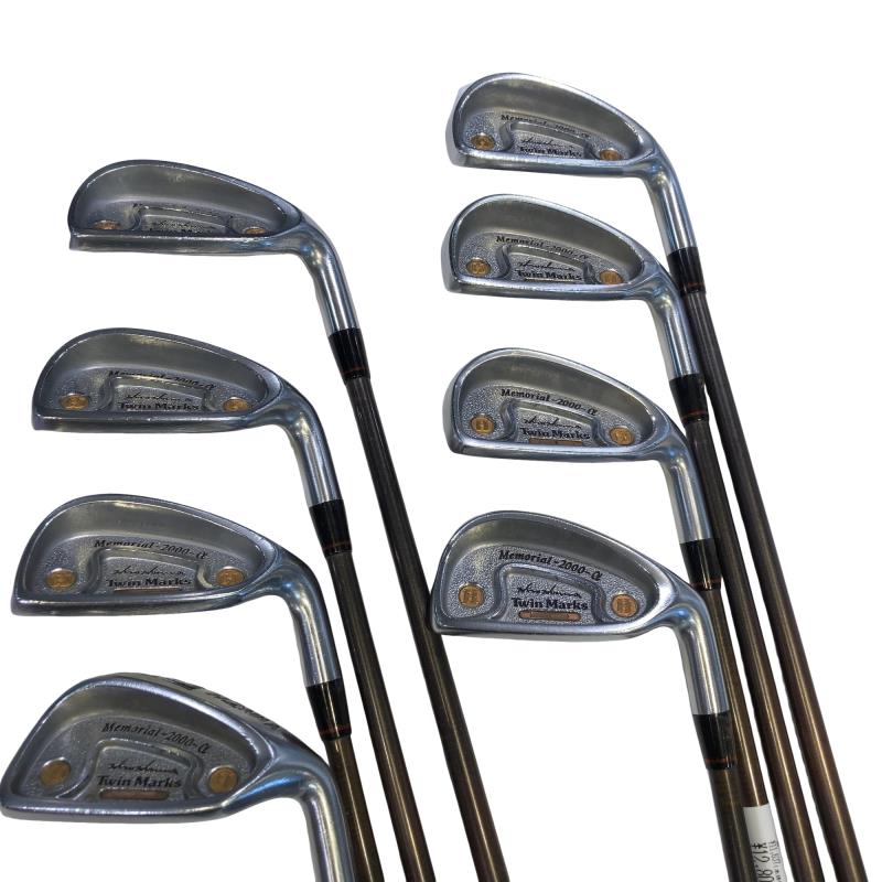 【中古】 本間ゴルフ Twin Marks 2000-α  8S アイアン仕掛ける IR 1S DORIC TITANIUM FEATHER WEIGHT III (フレックス余分の物) メンズ 成人男性用 右利き 右用 C価値づける ゴルフ野球クラブ