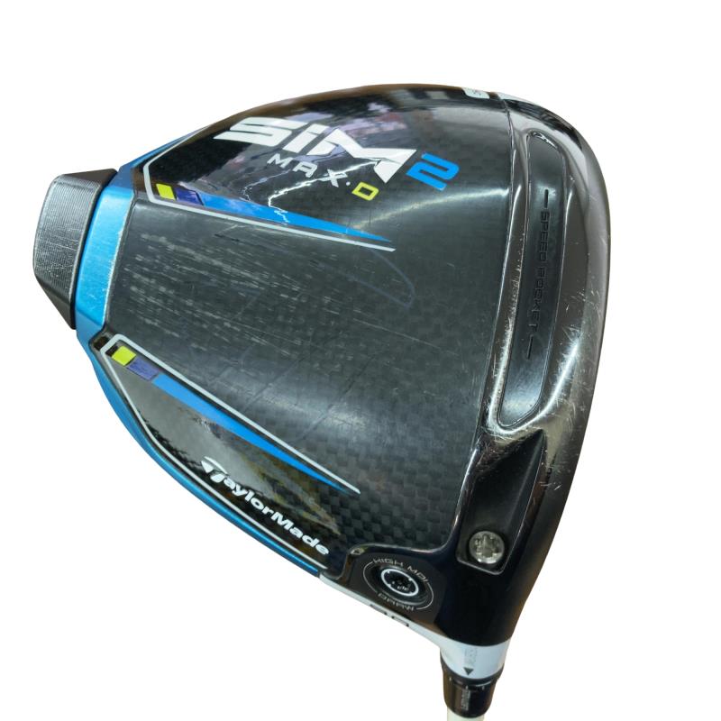 【中古】 テーラーメイド SIM2 MAX-D 9° ドライバー DR 純正特注シャフト (フレックスS) メンズ 男性用 右利き 右用 Cランク ゴルフクラブ