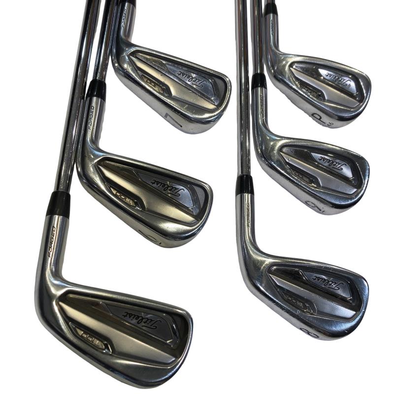 【中古】 タイトリスト Titleist T100 7S アイアンセット IR AMT TOUR WHITE (フレックスS) メンズ 男性用 右利き 右用 Cランク ゴルフクラブ