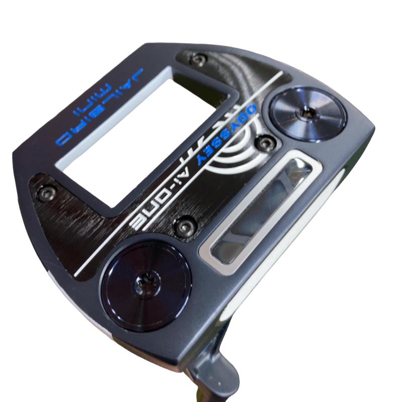 【中古】 オデッセイ Ai-ONE TRI-BEAM JAILBIRD MINI CH 34in パター PT STROKE LAB 90 スチール写真 (フレックス余分の物) メンズ 成人男性用 右利き 右用 B価値づける ゴルフ野球クラブ