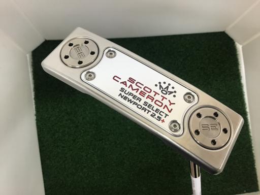 【中古】 タイトリスト SCOTTY CAMERON SUPER SELECT NEWPORT 2.5 PLUS 34インチ パター PT スチール (フレックスその他) メンズ 男性用 右利き 右用 Cランク ゴルフクラブ｜ゴルフパートナー 中古クラブ店 36,754円