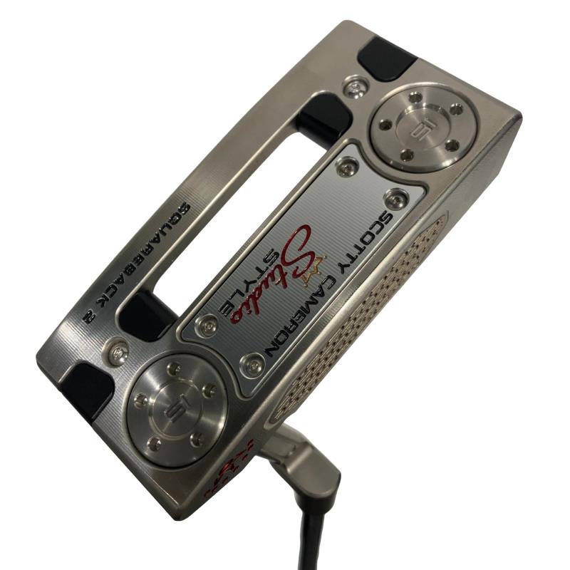 【中古】 タイトリスト SCOTTY CAMERON STUDIO STYLE SQUAREBACK 2(2025) 34in パター PT スチール写真 (フレックス余分の物) メンズ 成人男性用 右利き 右用 B序列付ける ゴルフ野球クラブ