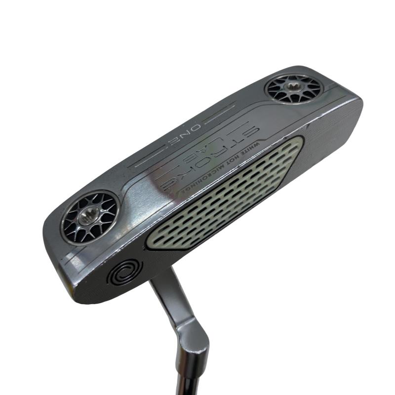 【中古】 オデッセイ STROKE LAB ONE(シルバー/ネイビー)(カスタム) パター PT 純正特注シャフト (フレックスその他) ユニセックス 共用 右利き 右用 Cランク ゴルフクラブ