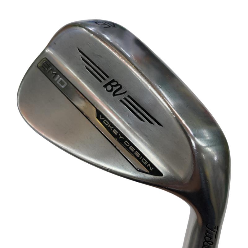 【中古】 タイトリスト VOKEY SPIN MILLED SM10 ツアークロム 46°/10°F ウェッジ WG NS PRO 950GH neo (フレックスS) メンズ 男性用 右利き 右用 Cランク ゴルフクラブ