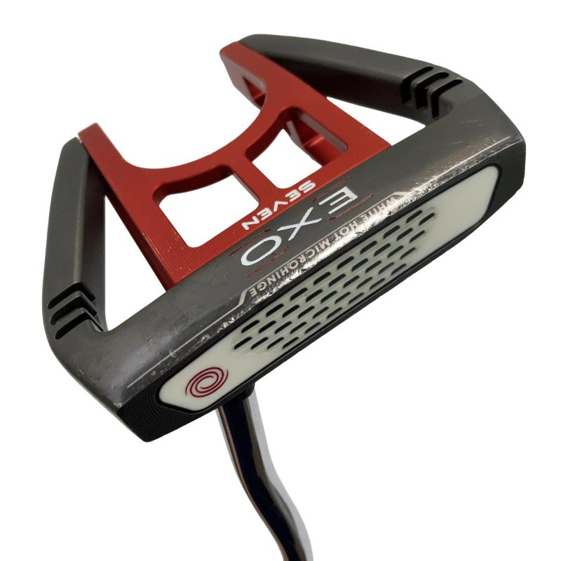 【中古】 オデッセイ EXO SEVEN 34in パター PT スチール写真 (フレックス余分の物) メンズ 成人男性用 右利き 右用 C位置づける ゴルフ野球クラブ