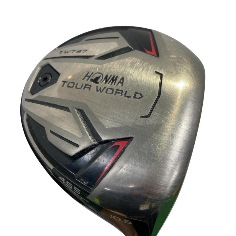【中古】 本間ゴルフ TOUR WORLD TW737 455 10.5° １番ウッド DR VIZARD EX-A65 (フレックスSR) メンズ 成人男性用 右利き 右用 C序列付ける ゴルフ野球クラブ
