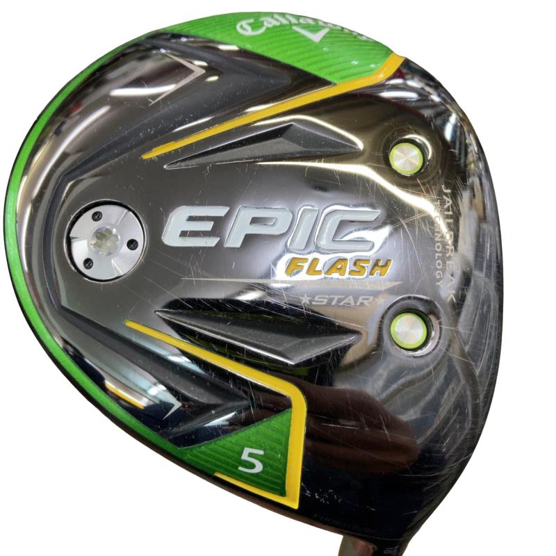 【中古】 キャロウェイ EPIC FLASH STAR 5W フェアウェイウッド FW Speeder EVOLUTION for CW(フェアウェイ) (フレックスSR) メンズ 男性用 右利き 右用 Cランク ゴルフクラブ