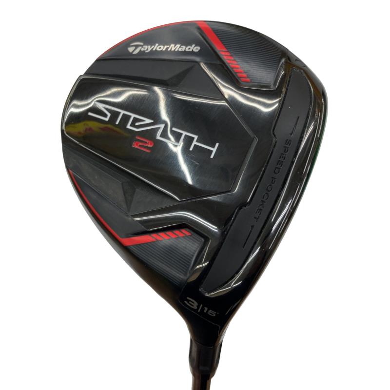 【中古】 テーラーメイド STEALTH2 3W フェアウェイウッド FW TENSEI RED TM50(STEALTH FW) (フレックスR) メンズ 男性用 右利き 右用 Cランク ゴルフクラブ