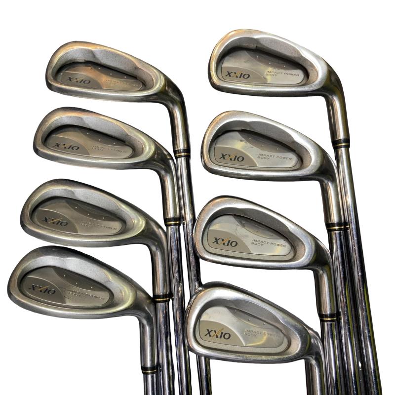 【中古】 ダンロップ XXIO(2004)  8S アイアン仕掛ける IR NS PRO 890GH for XXIO (フレックスS) メンズ 成人男性用 右利き 右用 C価値づける ゴルフ野球クラブ