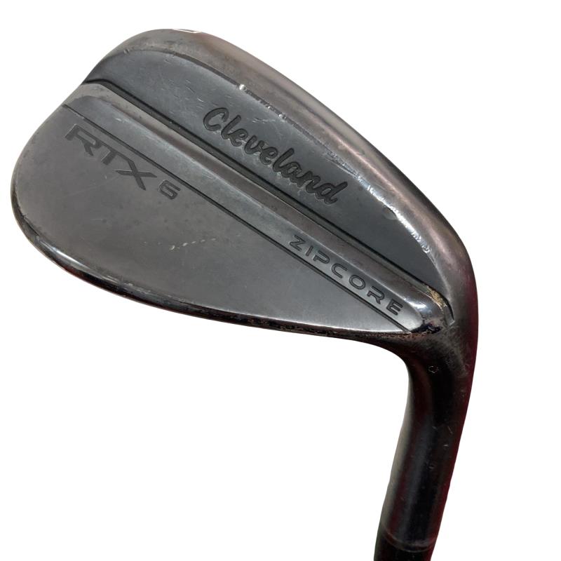 【中古】 クリーブランド Cleveland RTX-6 ZIPCORE ブラックサテン 50°/10° MID ウェッジ WG Dynamic Gold (フレックスS) メンズ 男性用 右利き 右用 Cランク ゴルフクラブ
