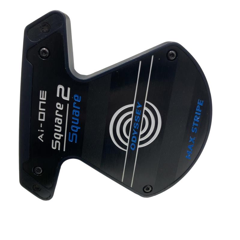 【中古】 オデッセイ Ai-ONE SQUARE 2 SQUARE MAX STRIPE 33in パター PT STROKE LAB 90 スチール写真 (フレックス余分の物) メンズ 成人男性用 右利き 右用 B序列付ける ゴルフ野球クラブ