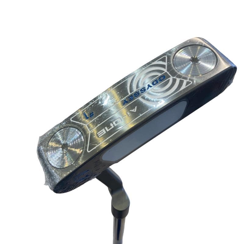 【中古】 オデッセイ Ai-ONE #1 しろがね色 34in パター PT STROKE LAB 90 スチール写真 (フレックス余分の物) メンズ 成人男性用 右利き 右用 A序列付ける ゴルフ野球クラブ
