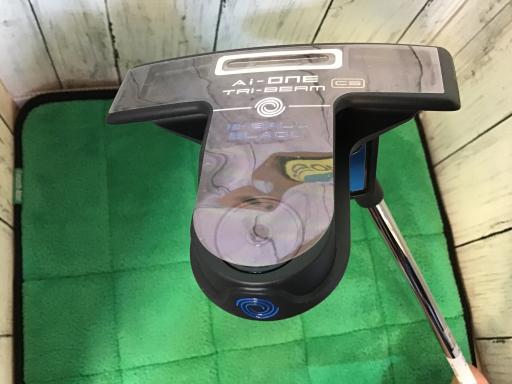 【中古】 オデッセイ Ai-ONE TRI-BEAM 2-BALL BLADE CS 34インチ パター PT STROKE LAB 90 スチール (フレックスその他) メンズ 男性用 右利き 右用 Bランク ゴルフクラブ