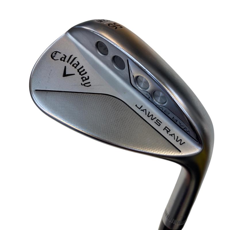 【中古】 キャロウェイ JAWS RAW クロムメッキ 56°/12°W ウェッジ WG Dynamic Gold (フレックスS) メンズ 男性用 右利き 右用 Cランク ゴルフクラブ