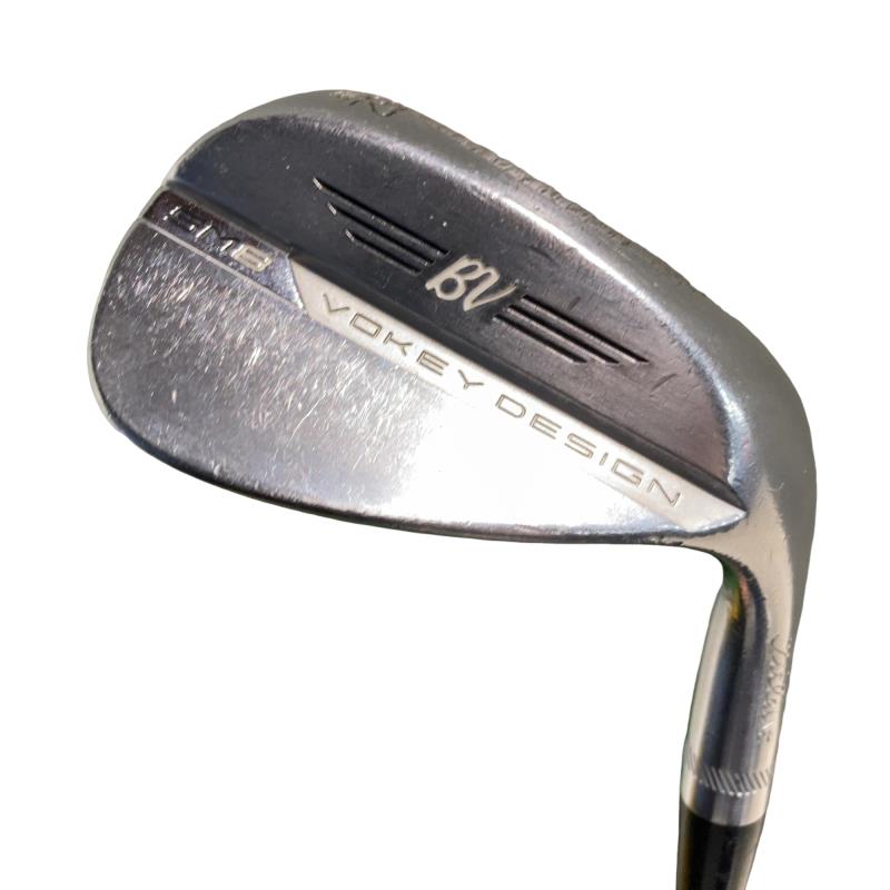 【中古】 タイトリスト VOKEY SPIN MILLED SM8 ツアークロム 52°/08°F ウェッジ WG Dynamic Gold (フレックスS) メンズ 男性用 右利き 右用 Dランク ゴルフクラブ