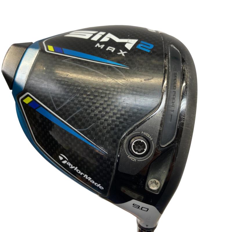 【中古】 テーラーメイド SIM2 MAX 9° ドライバー DR TENSEI BLUE TM50(SIM2 DR) (フレックスS) メンズ 男性用 右利き 右用 Cランク ゴルフクラブ