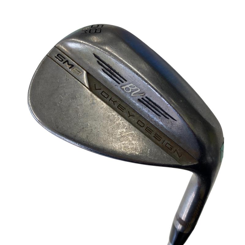【中古】 タイトリスト VOKEY SPIN MILLED SM8 ブラッシュドスチール 58°/08°M ウェッジ WG 純正特注シャフト (フレックスS) メンズ 男性用 右利き 右用 Cランク ゴルフクラブ