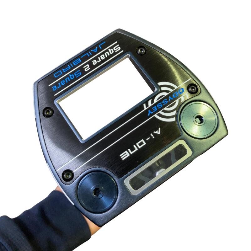 【中古】 オデッセイ Ai-ONE SQUARE 2 SQUARE JAILBIRD(カスタム) パター PT 純正特注シャフト (フレックスその他) メンズ 男性用 右利き 右用 Cランク ゴルフクラブ｜ゴルフパートナー 中古クラブ店