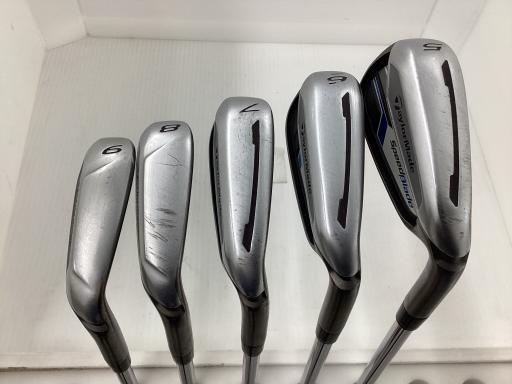 【中古】 テーラーメイド Speed Blade  6S アイアンセット IR KBS C-TAPER 90 (フレックスS) メンズ 男性用 右利き 右用 Dランク ゴルフクラブ