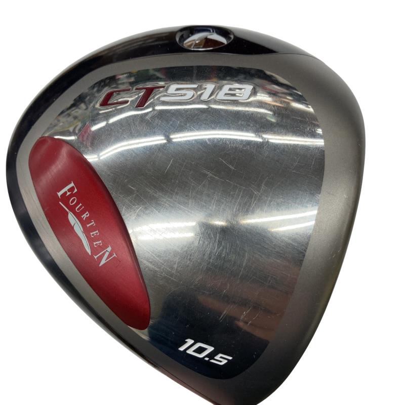 【中古】 フォーティーン CT-518 10.5° １番ウッド DR リシャフト (フレックス余分の物) メンズ 成人男性用 右利き 右用 C序列付ける ゴルフ野球クラブ