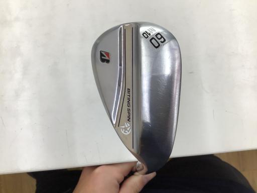 【中古】 ブリヂストン BRIDGESTONE BITING SPIN 60°/10°M ウェッジ WG リシャフト (フレックス余分の物) メンズ 成人男性用 右利き 右用 C価値づける ゴルフ野球クラブ