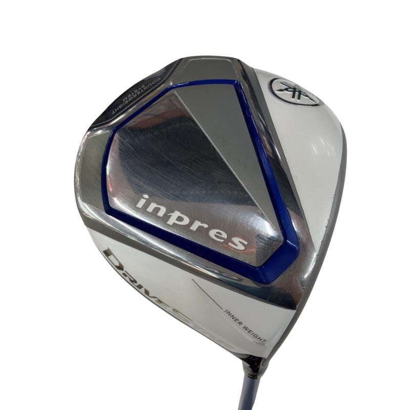 【中古】 ヤマハ inpres DRIVESTAR 12° レディース １番ウッド DR VANQUISH for inpres LM423d (フレックスA) レディース お上さん用 右利き 右用 C序列付ける ゴルフ野球クラブ