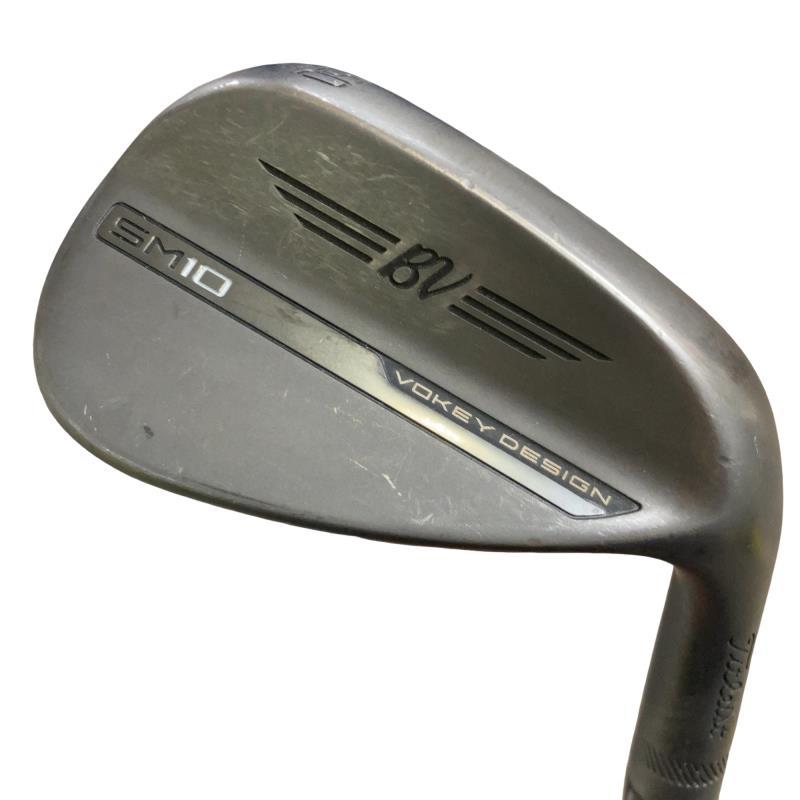 【中古】 タイトリスト VOKEY SPIN MILLED SM10 ジェットブラック 50°/12°F ウェッジ WG 純正特注シャフト (フレックスS) メンズ 男性用 右利き 右用 Cランク ゴルフクラブ