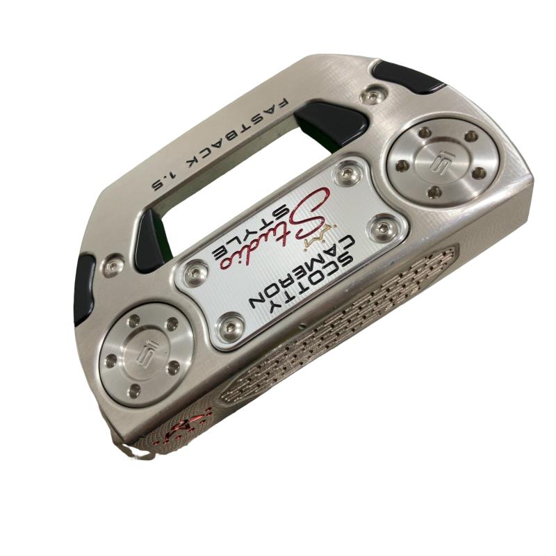 【中古】 タイトリスト SCOTTY CAMERON STUDIO STYLE FASTBACK 1.5(2025) 34in パター PT スチール写真 (フレックス余分の物) メンズ 成人男性用 右利き 右用 C位置づける ゴルフ野球クラブ