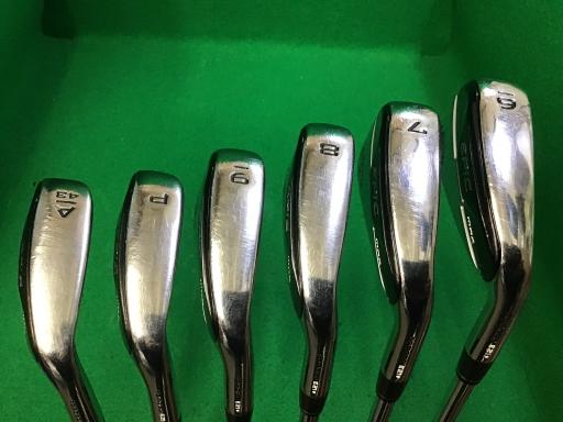 【中古】 キャロウェイ EPIC MAX FAST 6S アイアンセット IR NS PRO ZELOS 7 (フレックスS) メンズ 男性用 右利き 右用 Cランク ゴルフクラブ