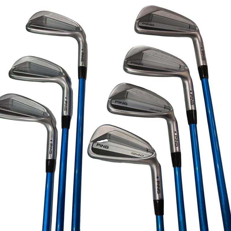 【中古】 ピン i240 7S アイアン仕掛ける IR ALTA J CB BLUE(IR) (フレックスS) メンズ 成人男性用 右利き 右用 B序列付ける ゴルフ野球クラブ