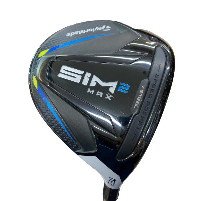【中古】 テーラーメイド SIM2 MAX 3W フェアウェイウッド FW Speeder 661 EVOLUTION VII (フレックスS) メンズ 男性用 右利き 右用 Cランク ゴルフクラブ