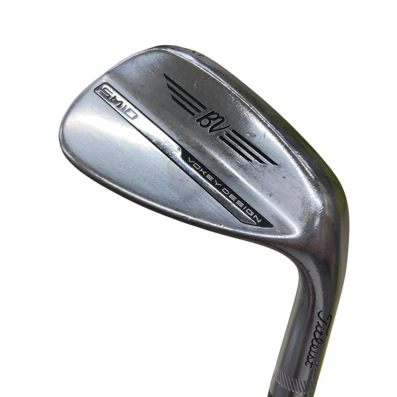 【中古】 タイトリスト VOKEY SPIN MILLED SM10 ツアークロム 52°/08°F ウェッジ WG Dynamic Gold (フレックスS) メンズ 男性用 右利き 右用 Cランク ゴルフクラブ|ゴルフパートナー 中古クラブ店