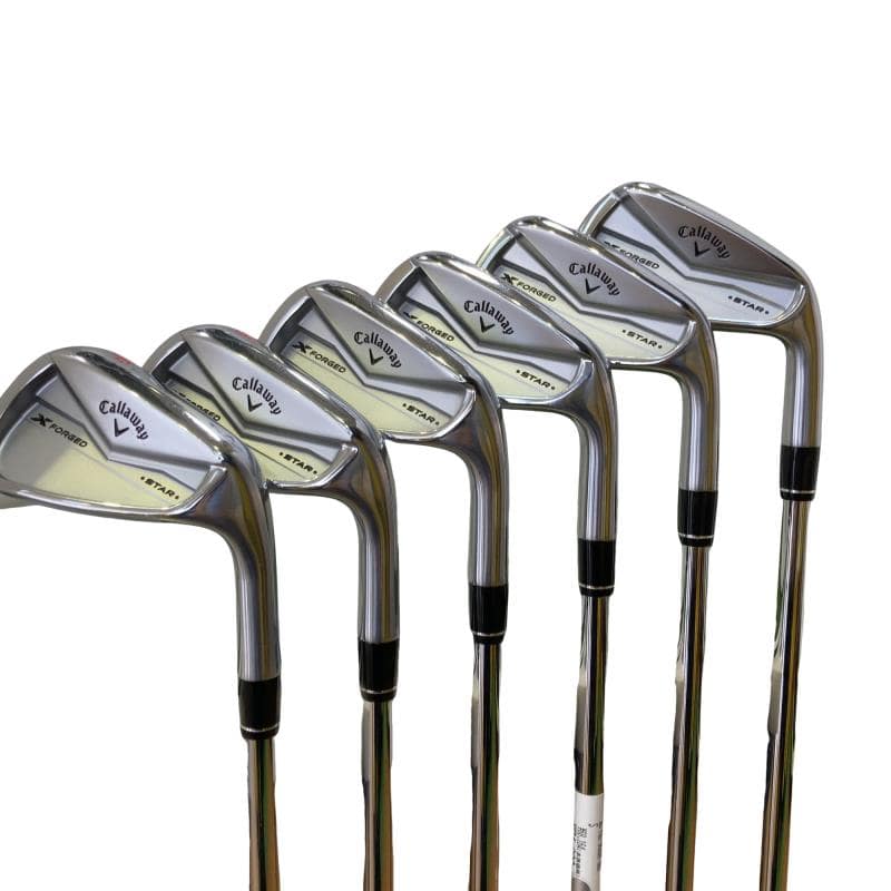 【中古】 キャロウェイ X FORGED STAR(2024) 6S アイアンセット IR NS PRO 950GH neo (フレックスS) メンズ 男性用 右利き 右用 Cランク ゴルフクラブ