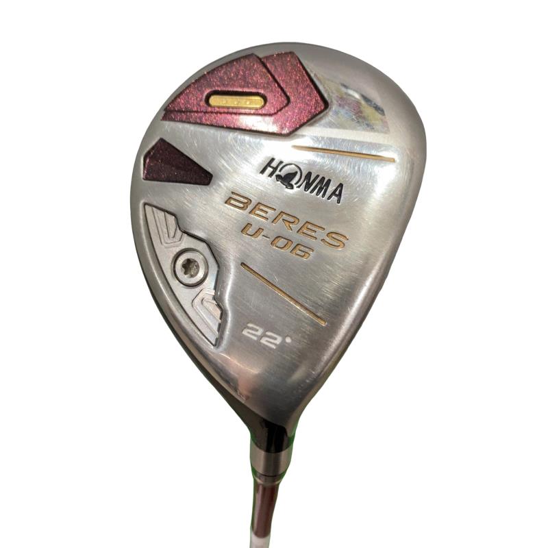 【中古】 本間ゴルフ BERES U-06 22° レディース ありがた味 UT 3S ARMRQX 38 (フレックスL) レディース お上さん用 右利き 右用 D序列付ける ゴルフ野球クラブ