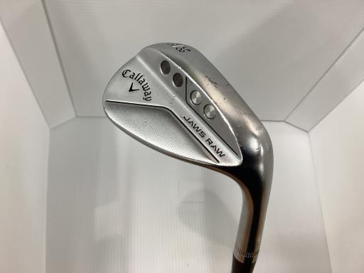 【中古】 キャロウェイ JAWS RAW クロムメッキ 58°/10°S ウェッジ WG 純正特注シャフト (フレックスX) メンズ 男性用 右利き 右用 Cランク ゴルフクラブ