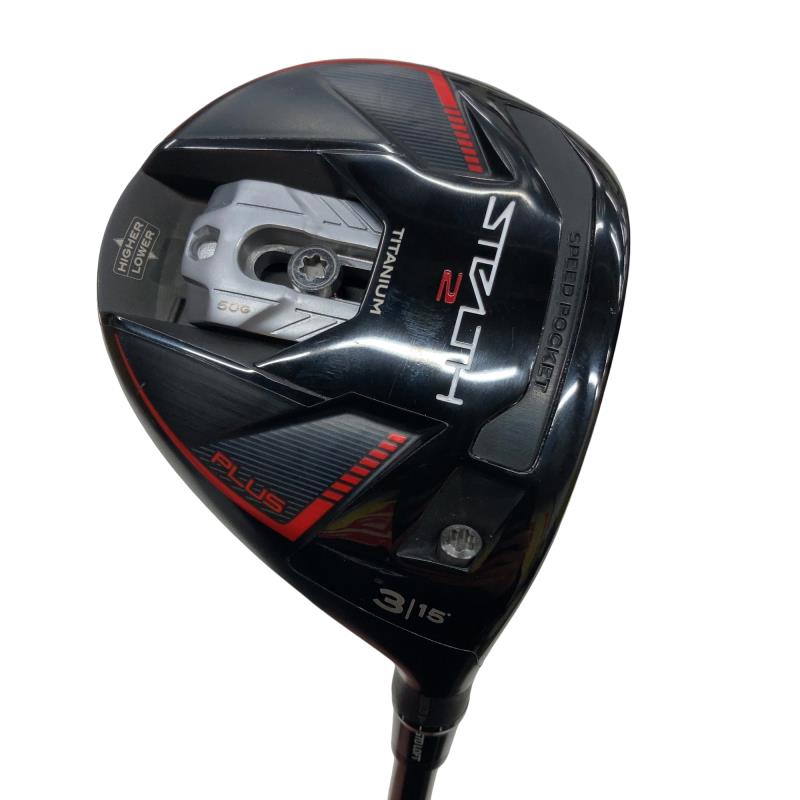 【中古】 テーラーメイド STEALTH2 PLUS 3W フェアウェイウッド FW 純正特注シャフト (フレックスS) メンズ 男性用 右利き 右用 Bランク ゴルフクラブ
