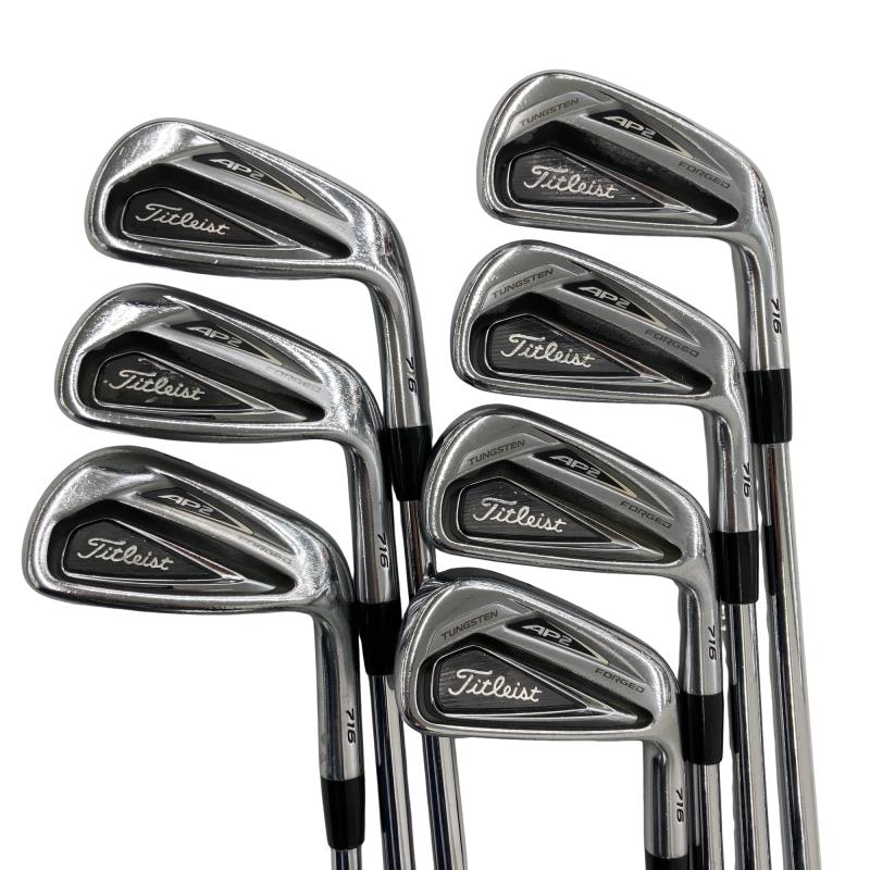 【中古】 タイトリスト Titleist AP2 716 8S アイアン仕掛ける IR NS PRO MODUS3 TOUR120 (フレックスS) メンズ 成人男性用 右利き 右用 C序列付ける ゴルフ野球クラブ