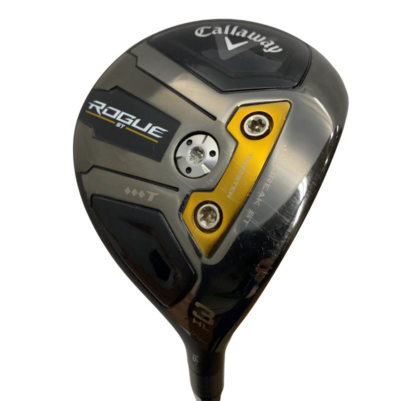 【中古】 キャロウェイ ROGUE ST ◆◆◆ T 3HL フェアウェイウッド FW 完全無欠特注立て坑 (フレックスS) メンズ 成人男性用 右利き 右用 C序列付ける ゴルフ野球クラブ