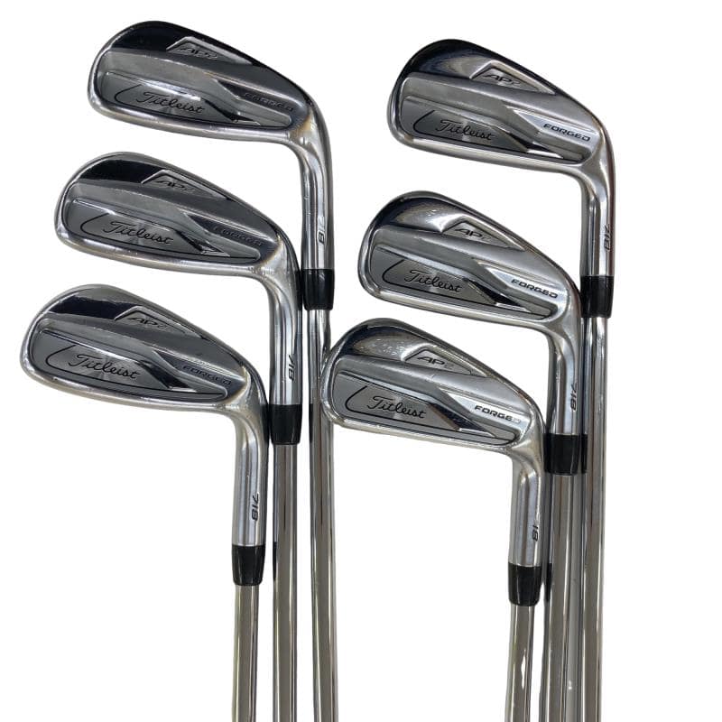 【中古】 タイトリスト Titleist AP2 718 6S アイアン書き割り IR AMT TOUR WHITE (フレックスS) メンズ 成人男性用 右利き 右用 C位置づける ゴルフ野球クラブ