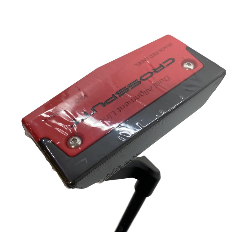 【中古】 CROSSPUTT CROSSPUTT RED BLACK LABEL(レッド) 34インチ パター PT スチール (フレックスその他) メンズ 男性用 右利き 右用 Nランク ゴルフクラブ