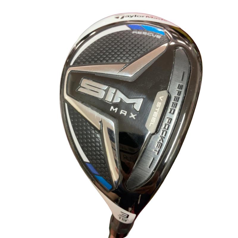 【中古】 テーラーメイド SIM MAX U3 ユーティリティ UT KBS MAX85 JP (フレックスS) メンズ 男性用 右利き 右用 Cランク ゴルフクラブ