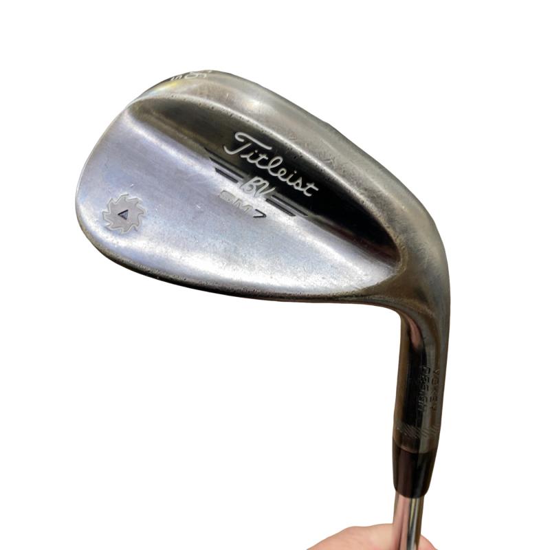 【中古】 タイトリスト VOKEY SPIN MILLED SM7 ブラッシュドスチール 56°/10°S ウェッジ WG NS PRO MODUS3 TOUR120 (フレックスS) メンズ 男性用 右利き 右用 Cランク ゴルフクラブ