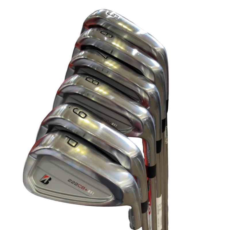 【中古】 ブリヂストン BRIDGESTONE 222CB+ 6S アイアンセット IR 純正特注シャフト (フレックスR) メンズ 男性用 右利き 右用 Cランク ゴルフクラブ|ゴルフパートナー 中古クラブ店
