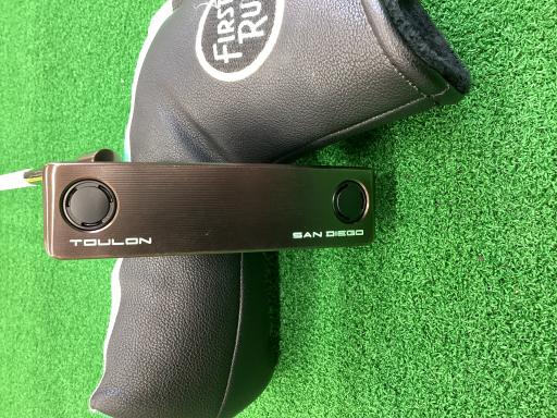 【中古】 TOULON DESIGN 24 COLLECTION SAN DIEGO H1(スターター) 34in レフティ パター PT スチール写真 (フレックス余分の物) メンズ 成人男性用 左ぎっちょ レフティ 左用 B位置づける ゴルフ野球クラブ