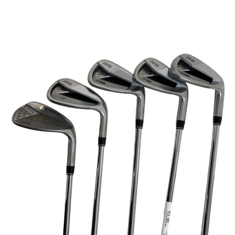 【中古】 プロギア RS チタンフェース 5S アイアンセット IR スペックスチールIII Ver.2 (フレックスS) メンズ 男性用 右利き 右用 Cランク ゴルフクラブ
