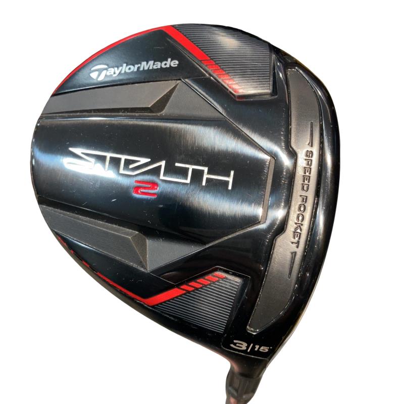 【中古】 テーラーメイド STEALTH2 3W フェアウェイウッド FW TENSEI RED TM50(STEALTH FW) (フレックスSR) メンズ 男性用 右利き 右用 Cランク ゴルフクラブ