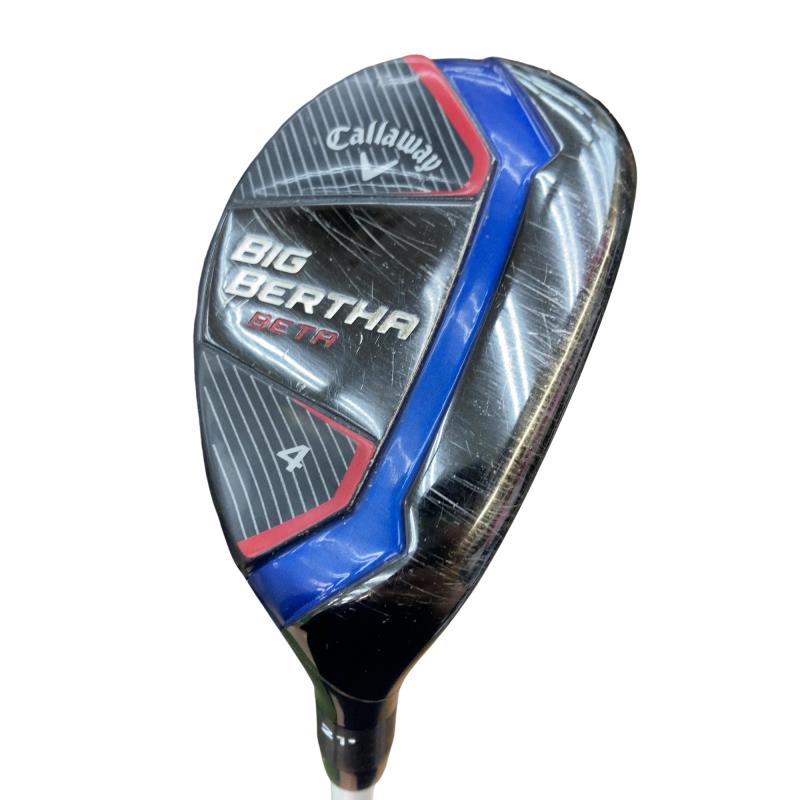 【中古】 キャロウェイ BIG BERTHA(2014) BETA U4 ありがた味 UT AIR Speeder for BIG BERTHA(ありがた味) (フレックスS) メンズ 成人男性用 右利き 右用 C位置づける ゴルフ野球クラブ